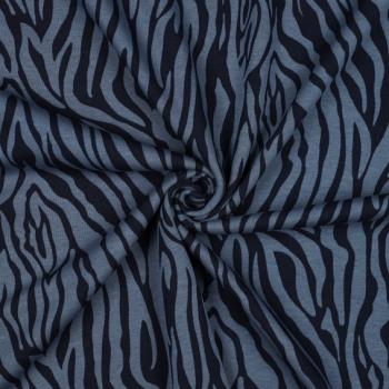 Alpenfleece Zebra Blau